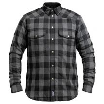 John Doe - Chemise Motoshirt gris noir, CE AAA - L