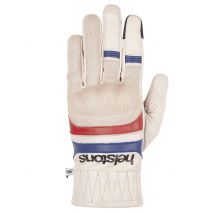 Helstons - Gants Bull Air été cuir mesh beige bleu rouge - 11 / XL