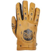 Helstons - Gants Kustom Helmet hiver cuir gold - 12 / XXL