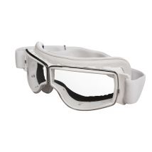 Aviator Goggle - Lunettes T2 Blanc Écru Chrome