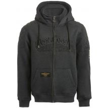 West Coast Choppers - Sweat Por Vida zip hoody grey - XL