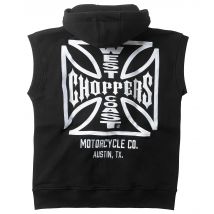 West Coast Choppers - Sweat sans manche zippé OG ATX noir - 4 XL