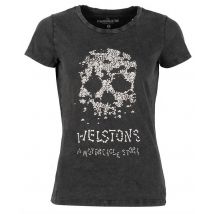 Helstons - Tee shirt femme Bones noir - L