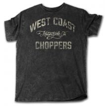 West Coast Choppers - Tee shirt Motorcycle co gris vintage - M