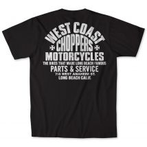 West Coast Choppers - Tee shirt Parts noir - XL