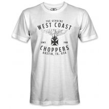 West Coast Choppers - Tee shirt Rennabteilung blanc - M