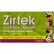 Zirtek Allergy Relief Tablets