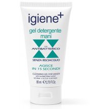 Igiene+ gel detergente mani antibatterico senza risciacquo 80ml