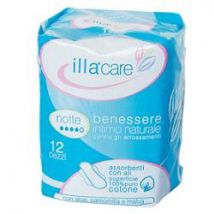 Illa care assorbente notte 12p
