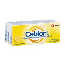 Cebion vitamina c gusto limone 10 compresse effervescenti