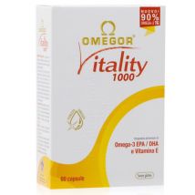 Omegor vitality 1000 funzione cardiaca - cerebrale - visiva 60 capsule molli
