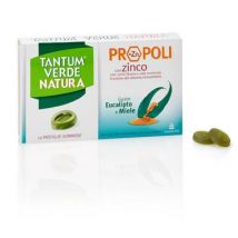 Tantum verde natura 15 pastiglie gommose propoli zinco eucalipto e miele