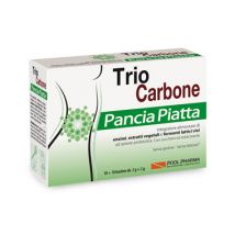Triocarbone pancia piatta 10 + 10 bustine