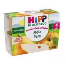 Hipp bio frutta grattuggiata mela pera 4vasettix100g