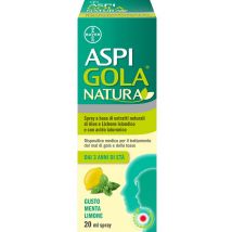 Aspi gola natura spray menta limone 20ml