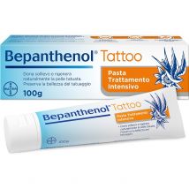 Bepanthenol tattoo pasta trattamento intensivo per rigenerare la pelle tatuata 100g