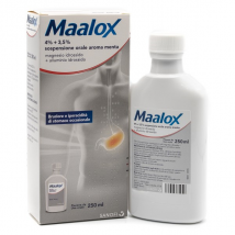 Maalox*os sosp 250ml 4+3,5% me