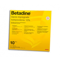 Betadine*10garze impregn 10x10