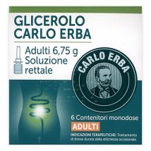 Glicerolo adulti Carlo Erba 6 contenitori 6,75g