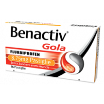 Benactiv gola 16 pastiglie arancia sz