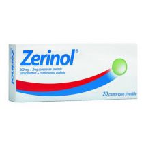 Zerinol 20 compresse rivestite 300mg + 2mg