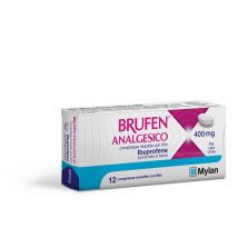 Brufen analgesico ibuprofene 12 compresse rivestite 400mg