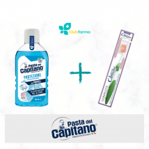 Pasta del capitano collutorio protezione gengive 400 ml + spazzolino complete