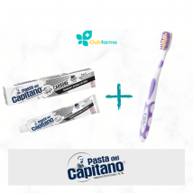 Pasta del capitano dentrifricio + spazzolino whitening