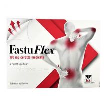 Fastuflex 5 cerotti medicati diclofenac 180mg