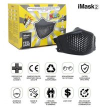 Imask2 mascherina bambini - colore nero