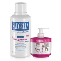 Saugella da grande bundle dermoliquido 500 ml + girl 150 ml in omaggio