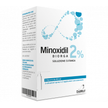 Minoxidil biorga 2% soluzione cutanea 3 flaconi