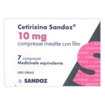 Cetirizina sand*7cpr riv 10mg