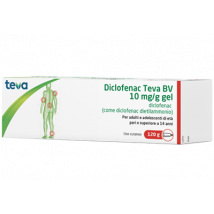 Diclofenac teva*gel 120g 1%