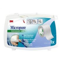 3m Micropore cerotto in carta con dispenser 25mmx5m