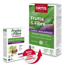 Ortis frutta & fibre classico transito intestinale regolarizzante 30 compresse