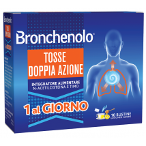 Bronchenolo tosse doppia azione 10 bustine