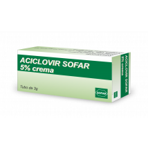 Aciclovir sofar*crema 5% 3g