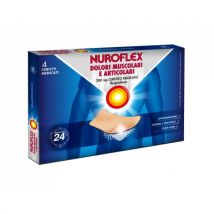 Nuroflex ibuprofene cerotto per dolori muscolari e articolari 4 cerotti medicati 200mg