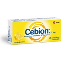Cebion vitamina c gusto limone 20 compresse masticabili