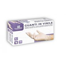 Guanti vinile s polv m 100pz