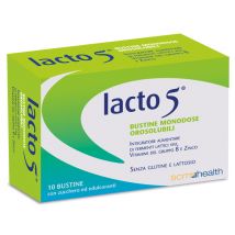 Lacto 5 10 bustine oros s/glut