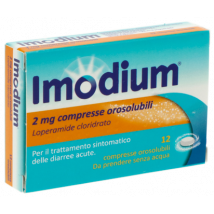Imodium 12 compresse orosol 2mg
