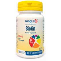 Longlife biotin 900mcg 100 compresse