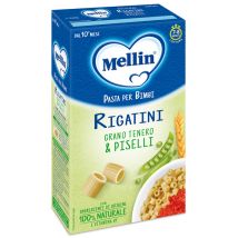 Mellin rigatini con piselli