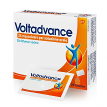 Voltadvance diclofenac antinfiammatorio per dolori di varia natura 20 bustine 25mg