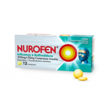 Nurofen influenza e raffreddore ibuprofene compresse 12+ anni 12 compresse rivestite 200mg + 30mg