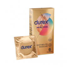 Durex real feel profilattici sensazione naturale di contatto 6 pezzi