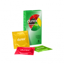 Durex tropical mix profilattici con quattro aromi diversi 6 pezzi