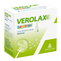 Verolax bambini soluzione rettale con glicerina per stitichezza 6 microclismi 2,25g